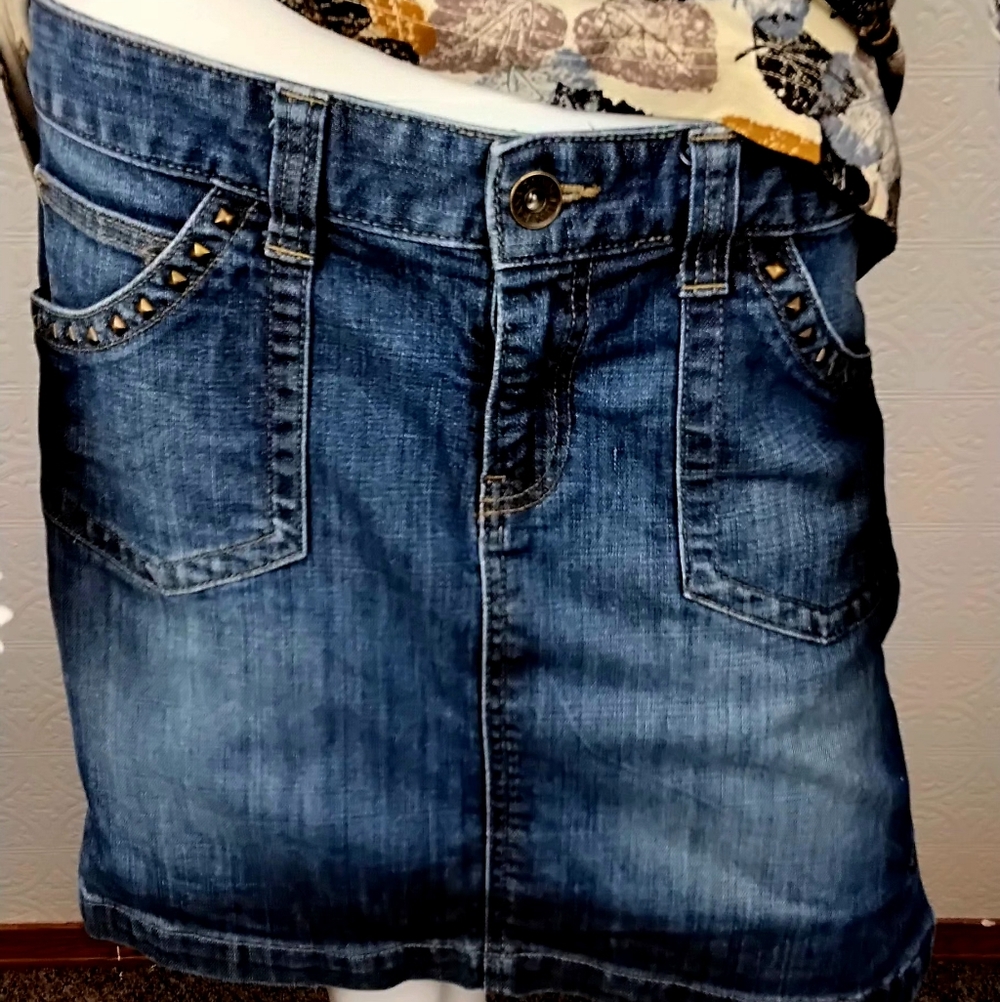Calvin Klein Jeans Dark Blue Mini Skirt